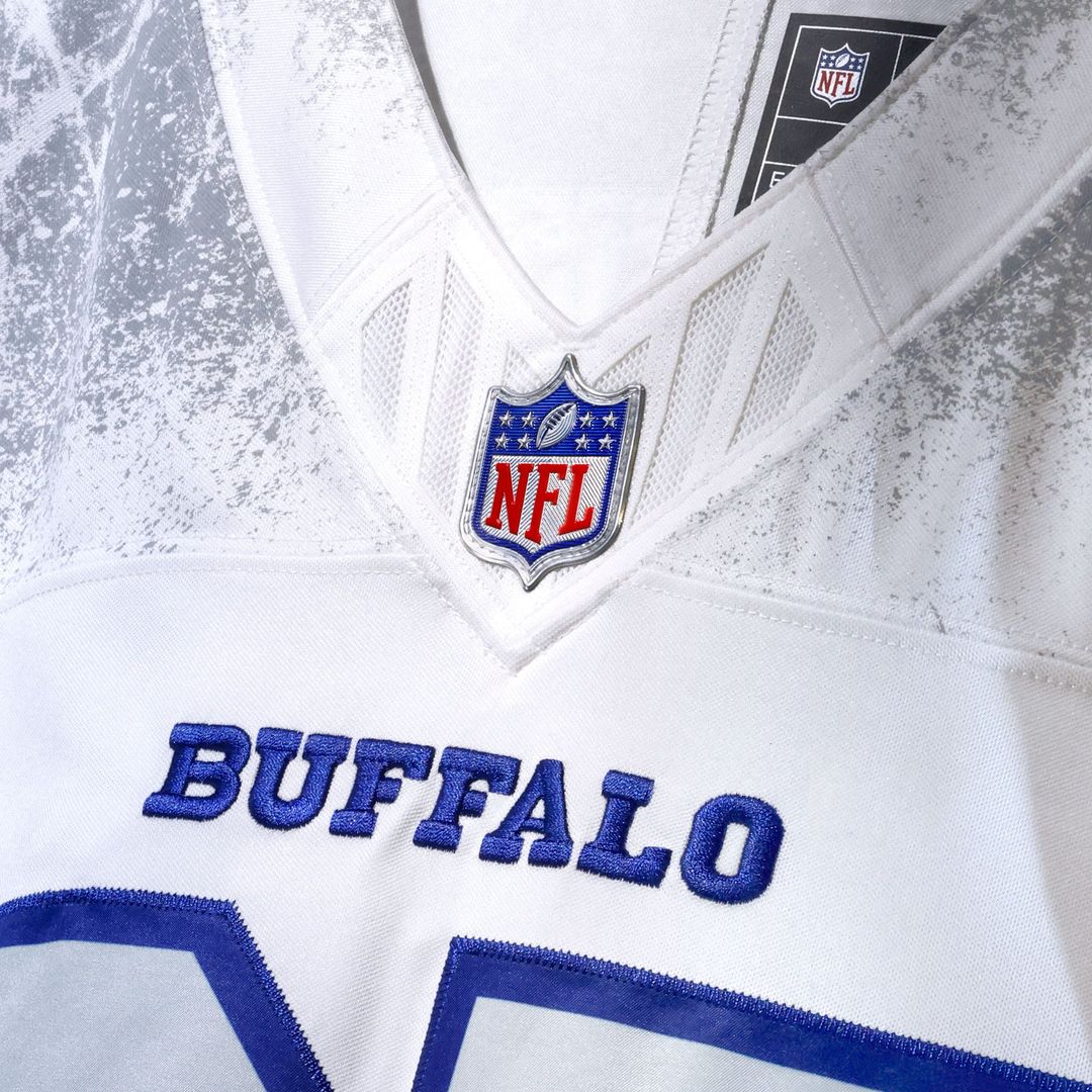 Dawson Knox Buffalo Bills Nike White Rivalries Collection Stitched Limited Jersey