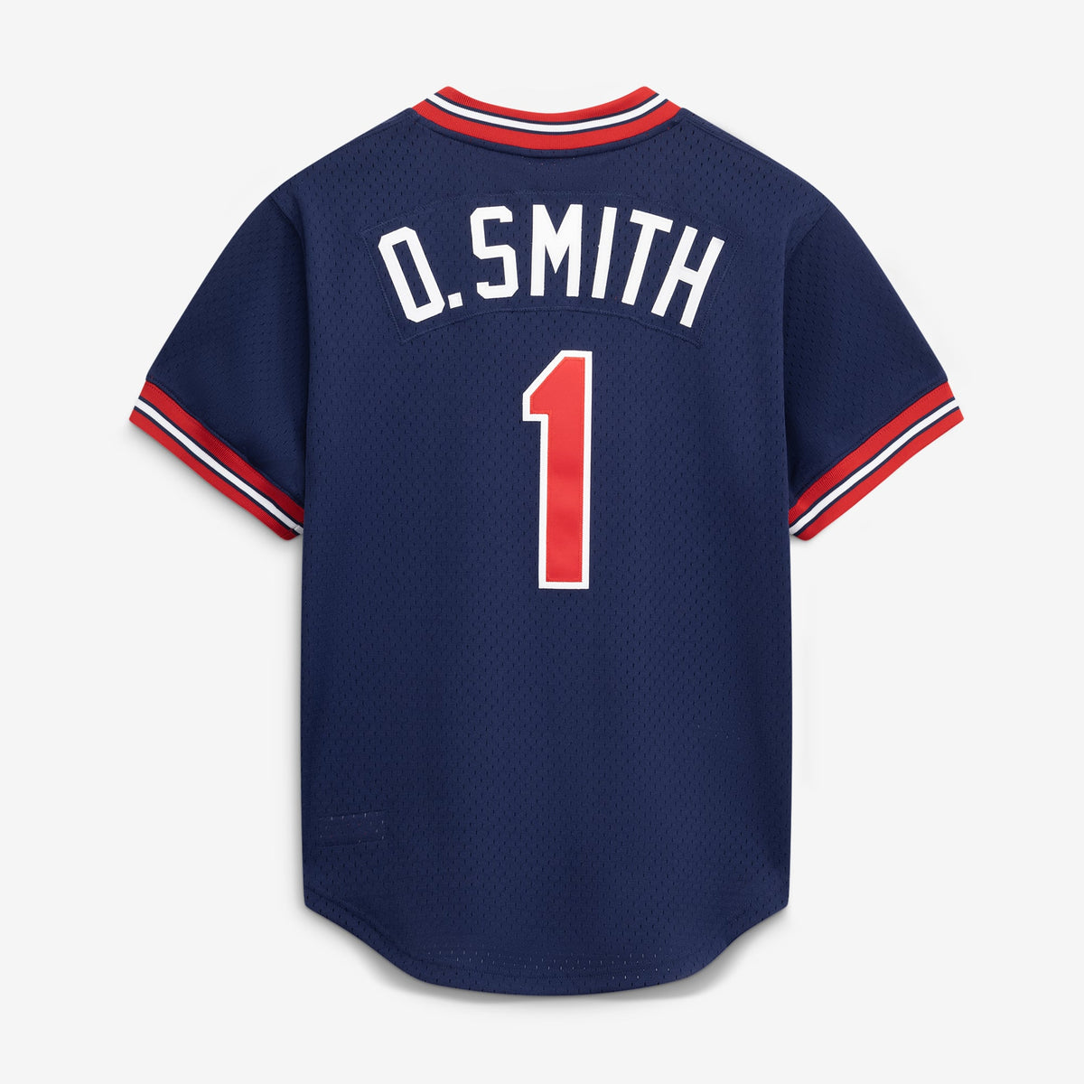 St. Louis Cardinals Ozzie Smith Mitchell & Ness Navy Authentic Batting Practice Jersey