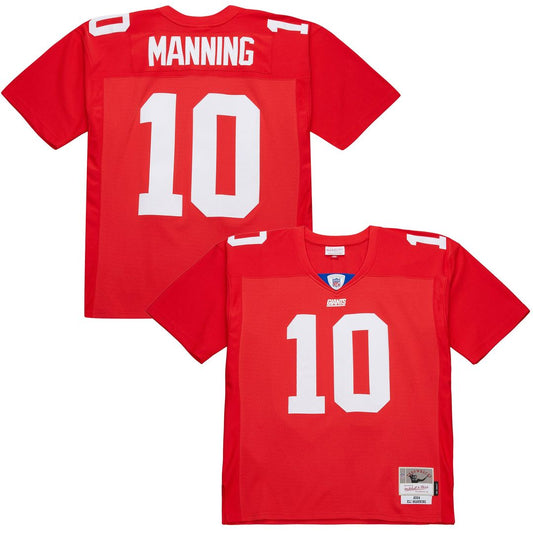 Eli Manning New York Giants Mitchell & Ness Red 2004 Legacy Replica Jersey