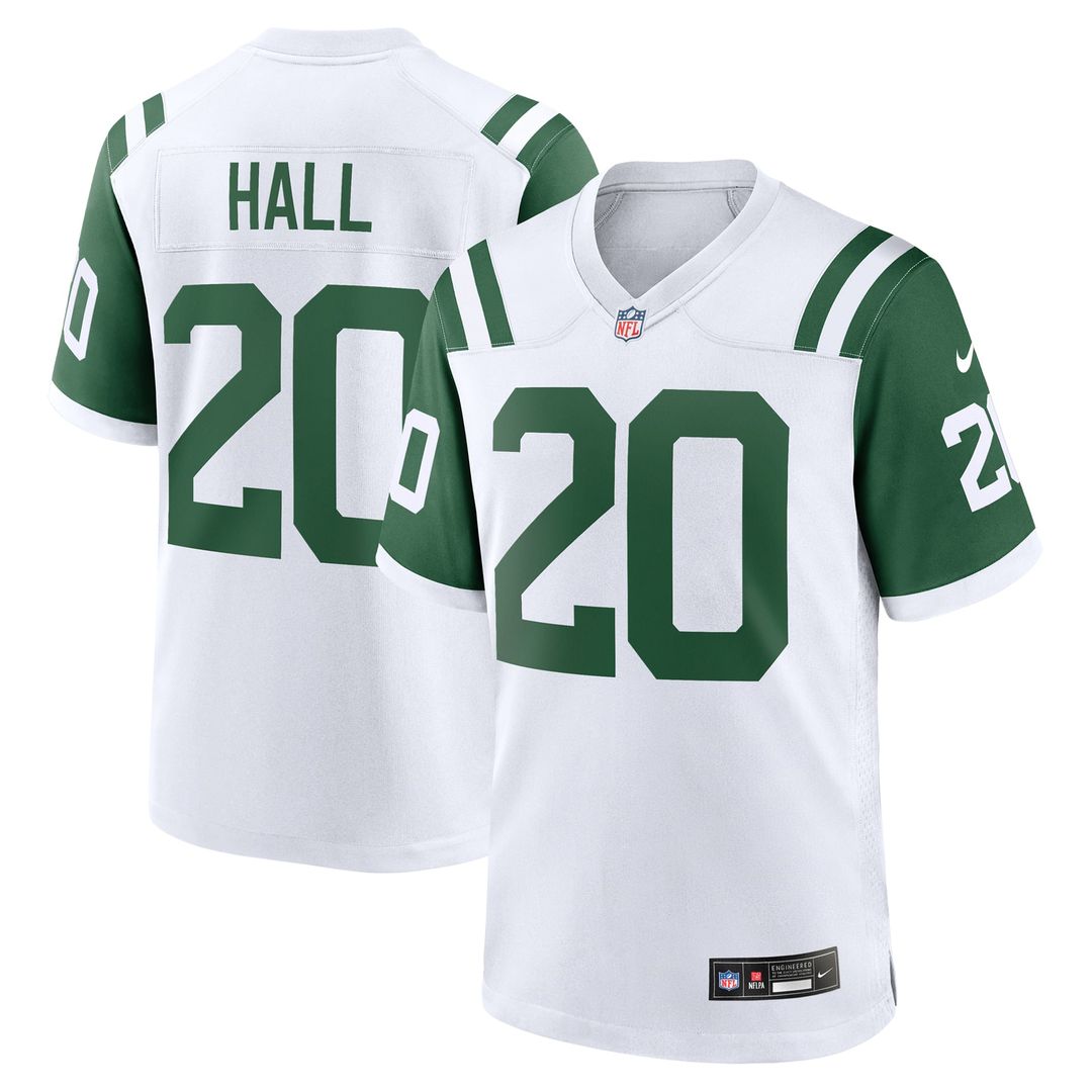 Breece Hall New York Jets Nike White Classic Alternate Game Jersey