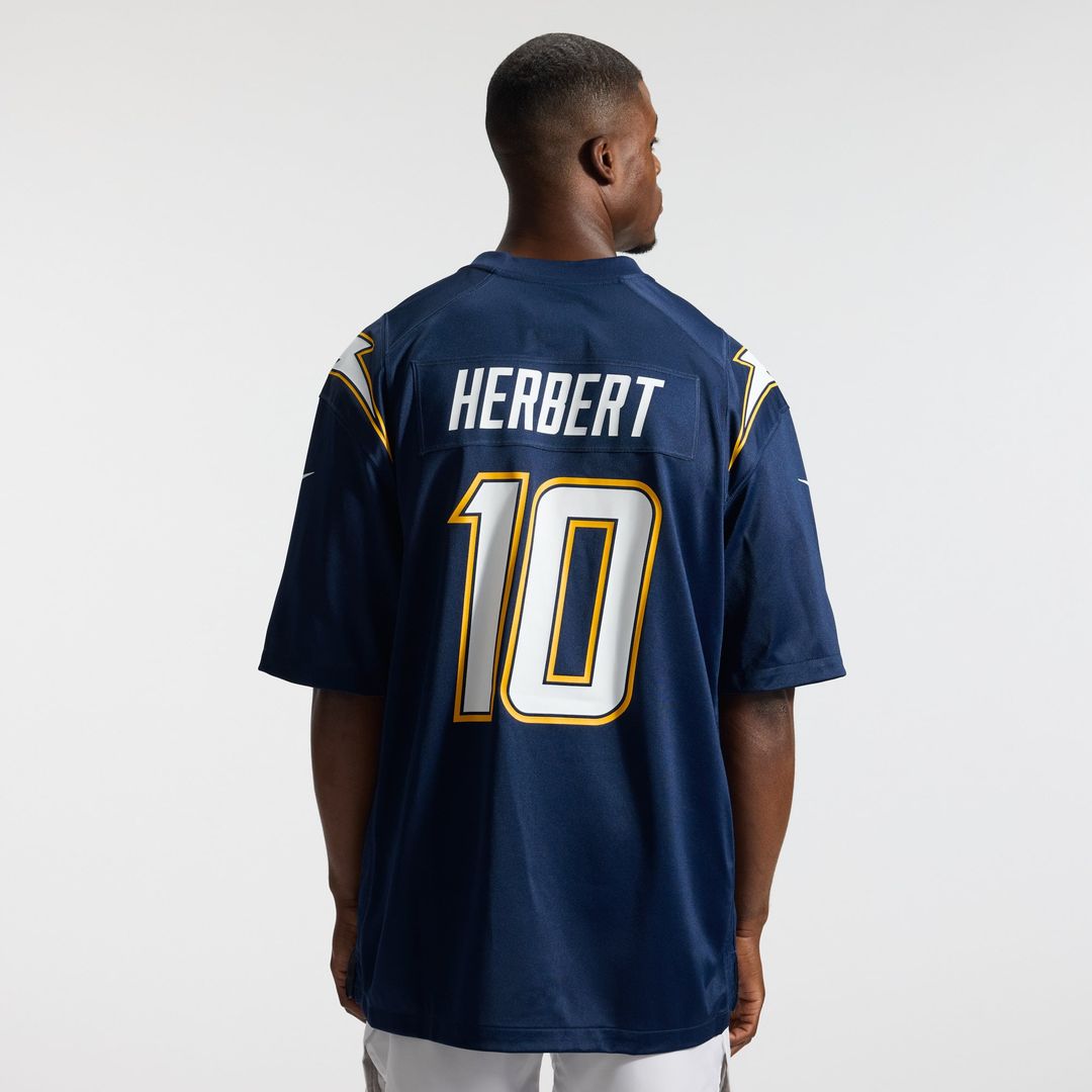 Justin Herbert Los Angeles Chargers Nike Navy Alternate Super Chargers Game Player Jersey
