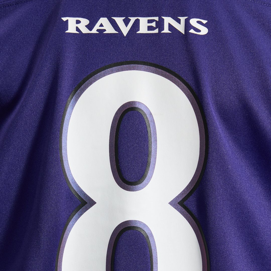 Lamar Jackson Baltimore Ravens Nike Purple Team Game Jersey