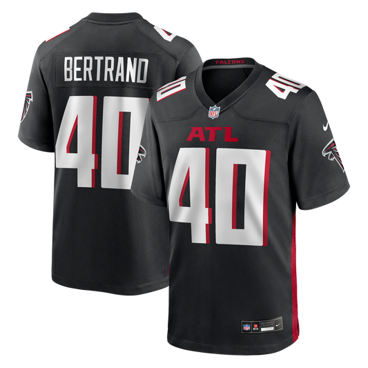 JD Bertrand Atlanta Falcons Nike Black Team Game Jersey