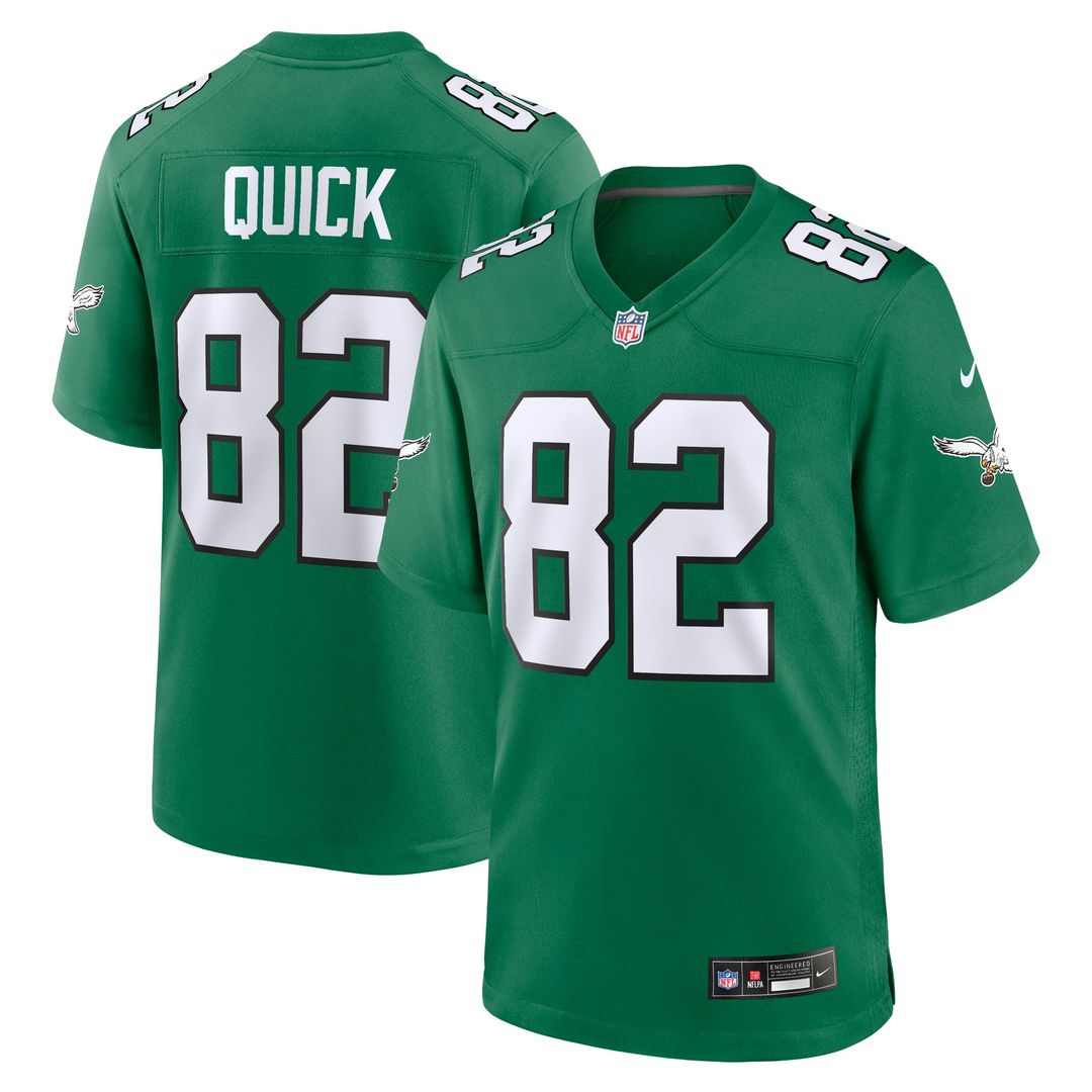 Mike Quick Philadelphia Eagles Nike Kelly Green Retired Player Alternate Game Jersey