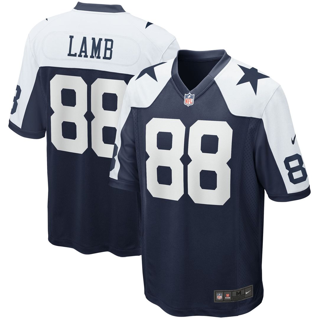 CeeDee Lamb Dallas Cowboys Nike Navy Alternate Game Team Jersey