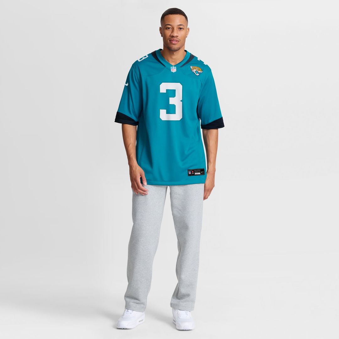 Jakobi Meyers Jacksonville Jaguars Nike Teal Team Game Jersey