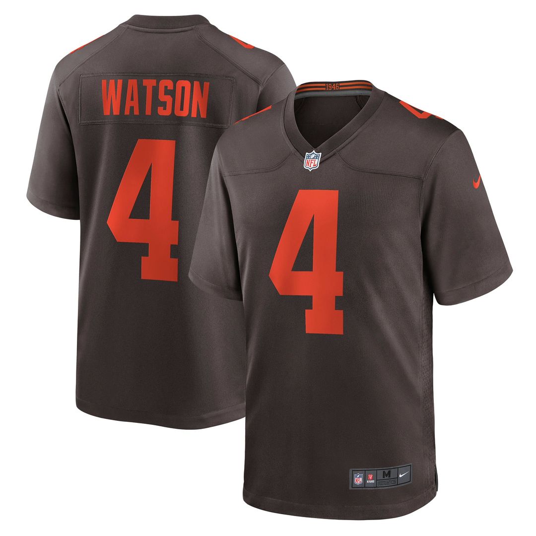 Deshaun Watson Cleveland Browns Nike Brown Alternate Game Jersey
