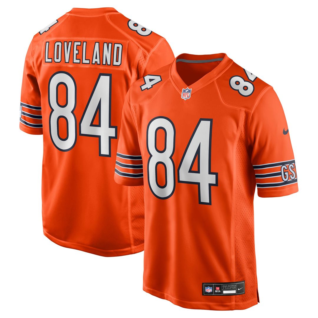 Colston Loveland Chicago Bears Nike Navy Team Game Jersey