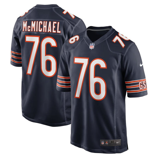 Steve McMichael Chicago Bears Nike Navy Retired Player Game Jersey