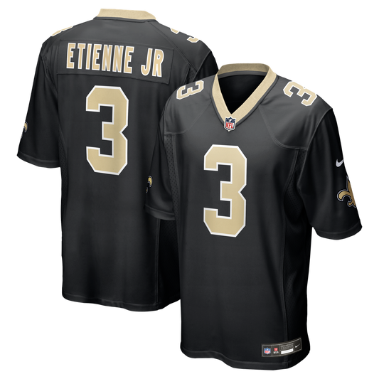 Travis Etienne Jr New Orleans Saints Nike Black Game Jersey
