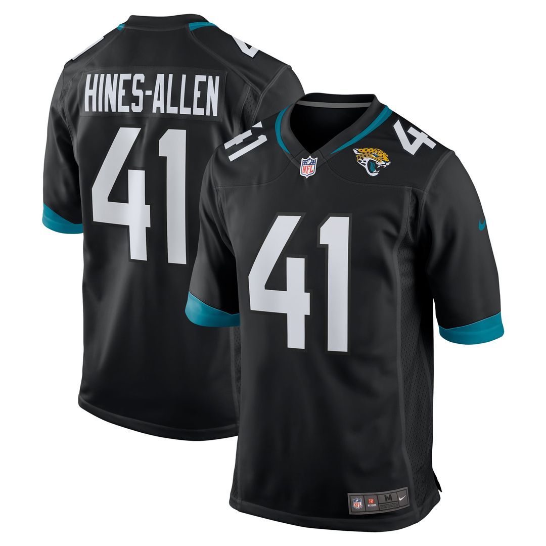 Josh Hines-Allen Jacksonville Jaguars Nike Black Alternate Game Jersey