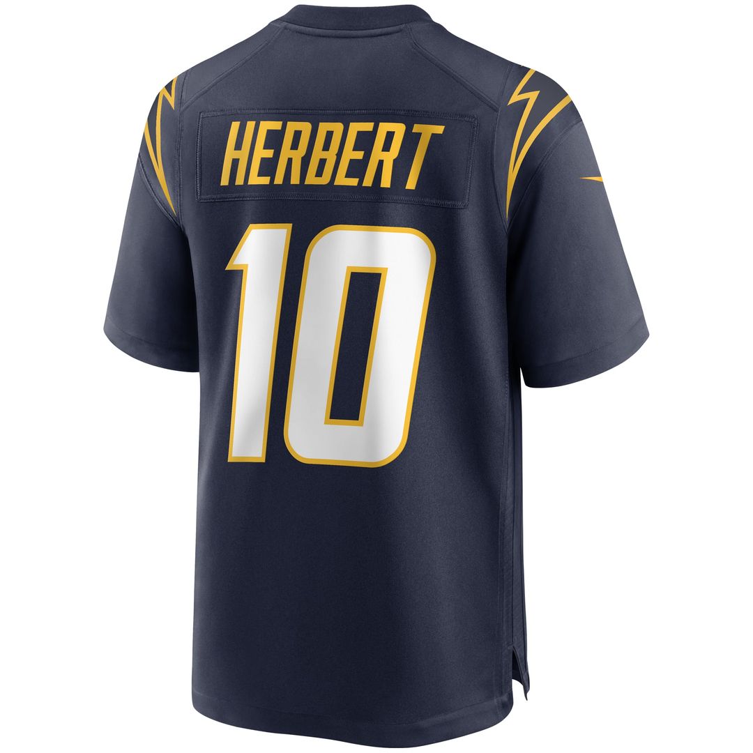 Justin Herbert Los Angeles Chargers Nike Navy Alternate Game Jersey