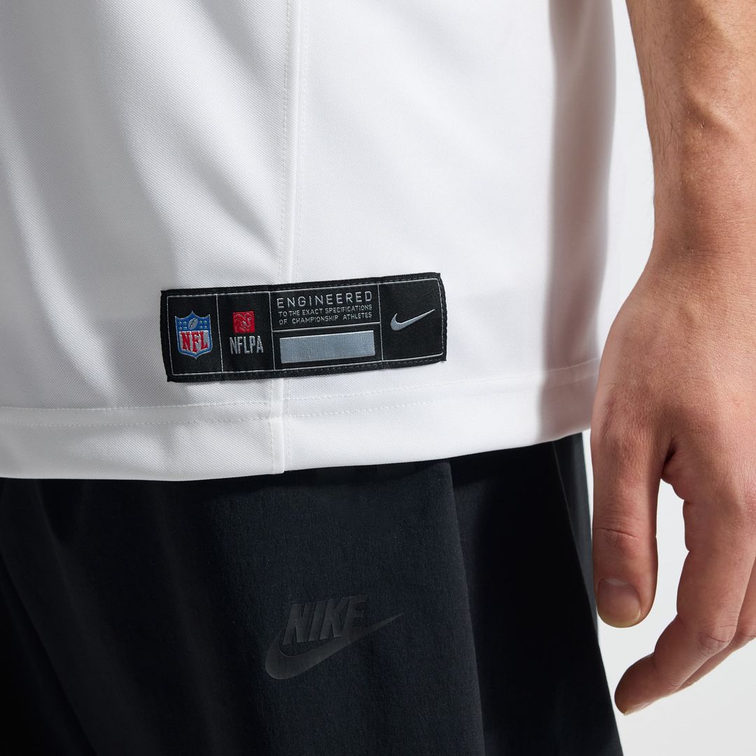 Jayden Daniels Washington Commanders Nike White Vapor F.U.S.E. Stitched Limited Jersey