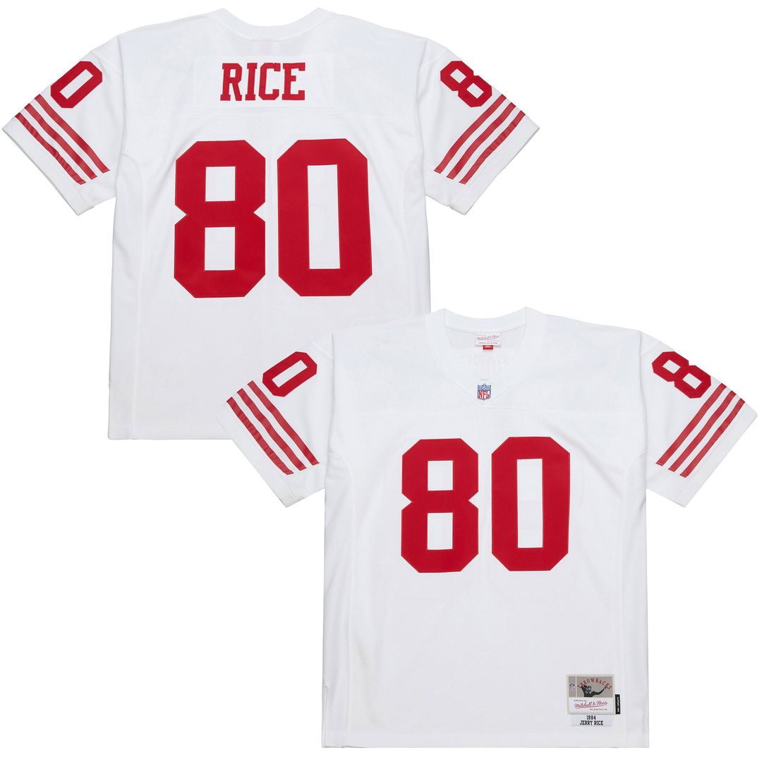 Jerry Rice San Francisco 49ers Mitchell & Ness White 1994 Legacy Replica Jersey