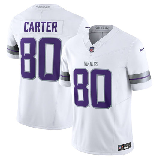 Cris Carter Minnesota Vikings Nike White Alternate Vapor F.U.S.E. Retired Player Limited Jersey