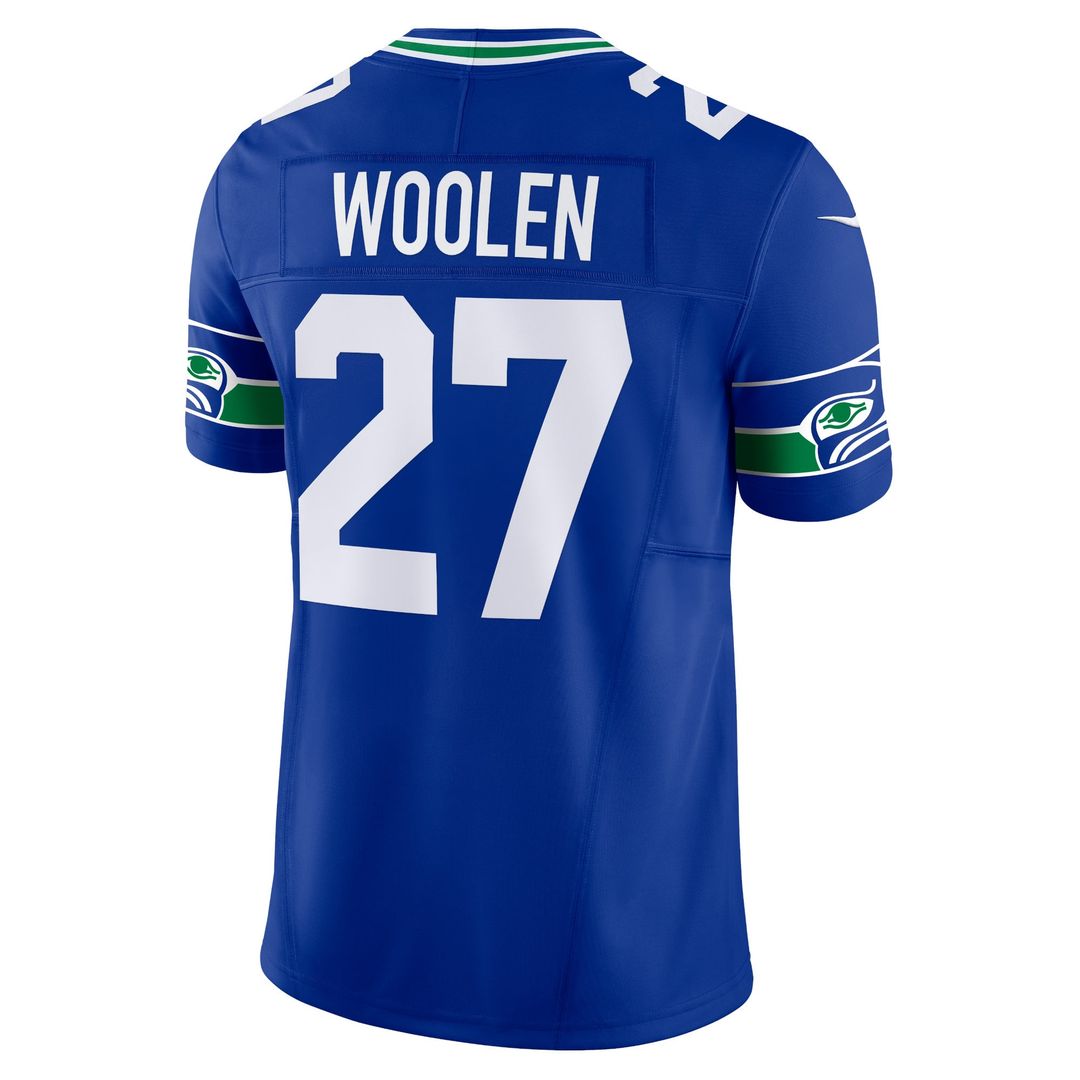 Tariq Woolen Seattle Seahawks Nike Royal Alternate Vapor F.U.S.E. Limited Jersey