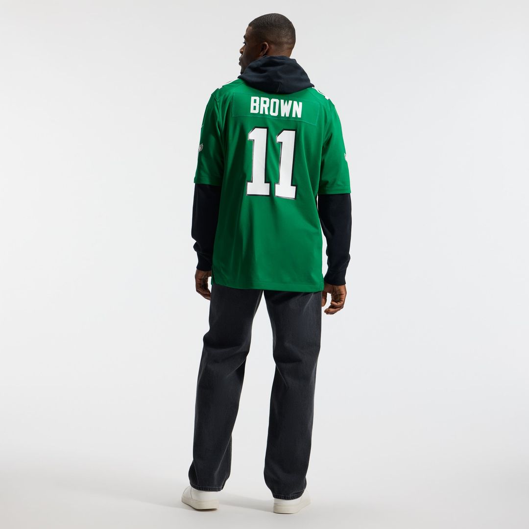 A.J. Brown Philadelphia Eagles Nike Kelly Green Alternate Game Player Jersey