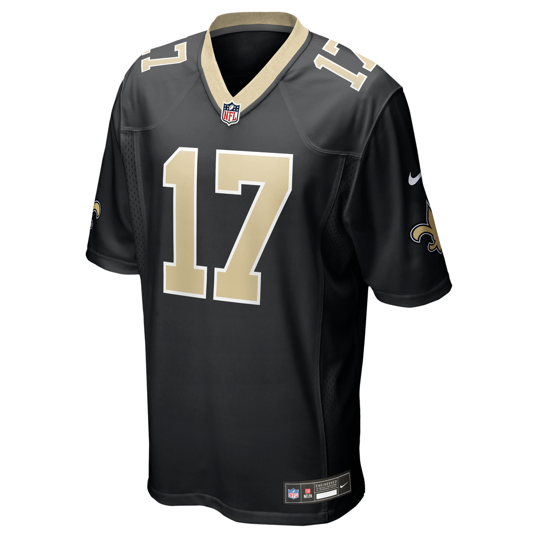 Trey Palmer New Orleans Saints Nike Black Team Game Jersey