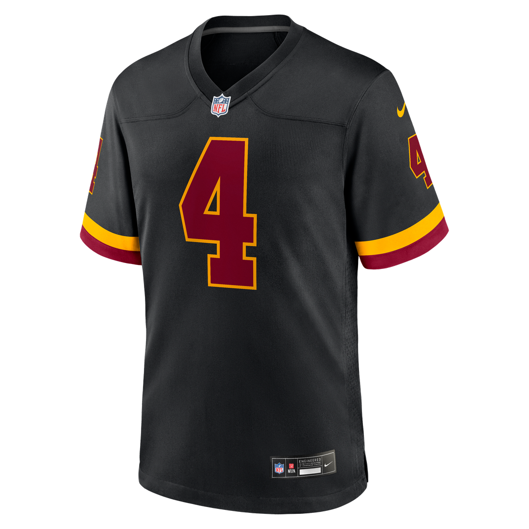 Frankie Luvu Washington Commanders Nike Black Hail Raiser Alternate Game Jersey