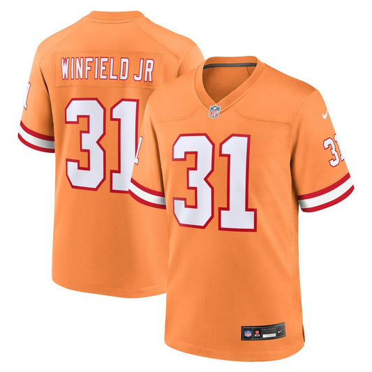 Antoine Winfield Jr. Tampa Bay Buccaneers Nike Orange Throwback Game Jersey