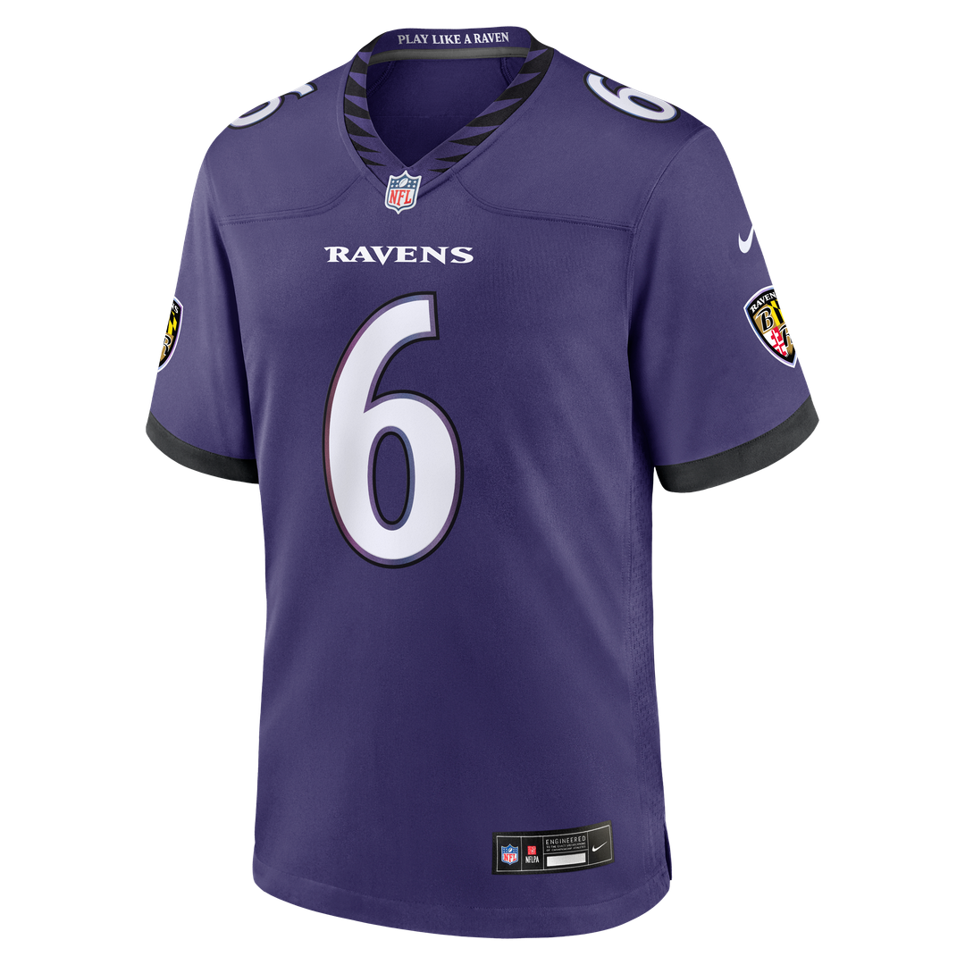 Ja'Kobi Lane Baltimore Ravens Nike Purple Team Game Jersey