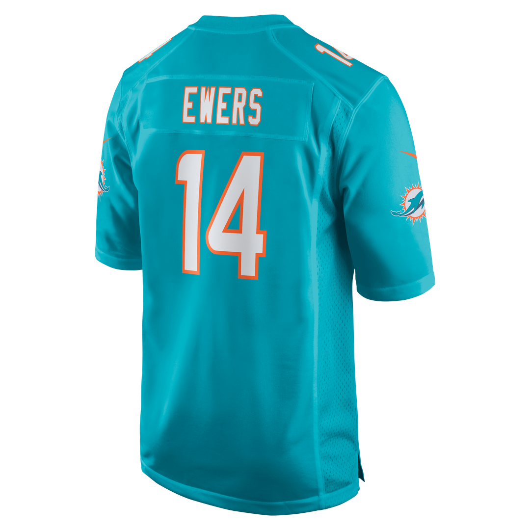 Quinn Ewers Miami Dolphins Nike Aqua Team Game Jersey
