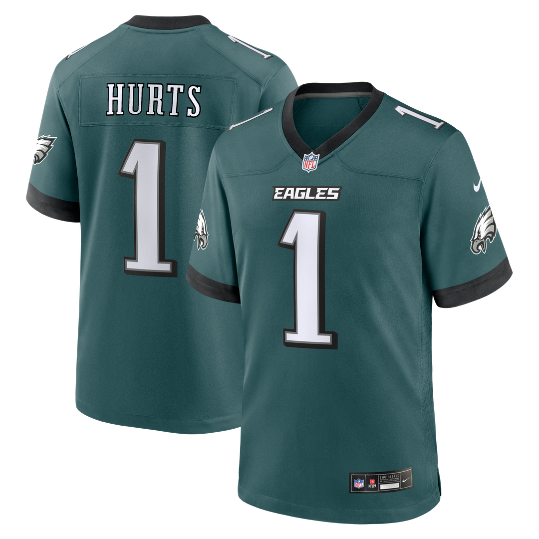Jalen Hurts Philadelphia Eagles Nike Black Alternate Game Jersey