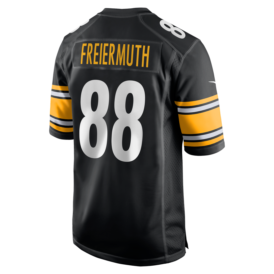 Pat Freiermuth Pittsburgh Steelers Nike Black Game Jersey
