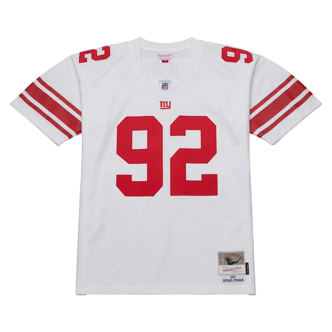 Michael Strahan New York Giants Mitchell & Ness White Legacy Replica Jersey