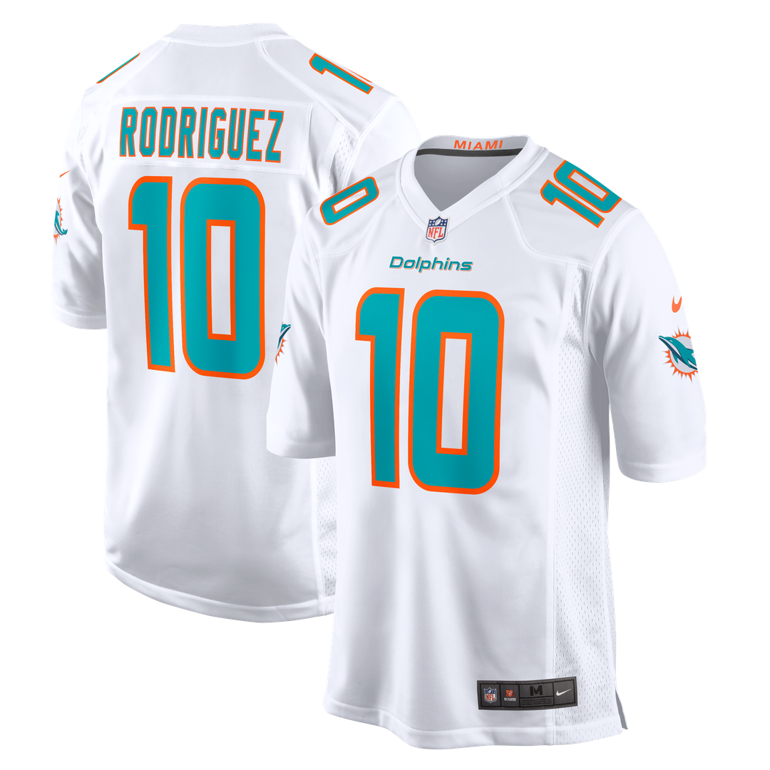 Jacob Rodriguez Miami Dolphins Nike White Game Jersey