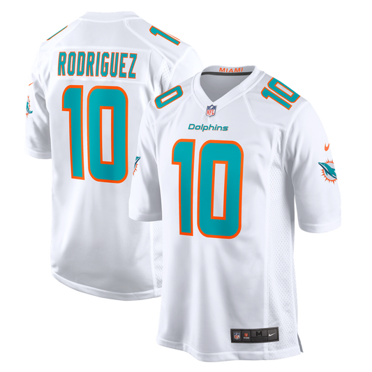 Jacob Rodriguez Miami Dolphins Nike White Game Jersey