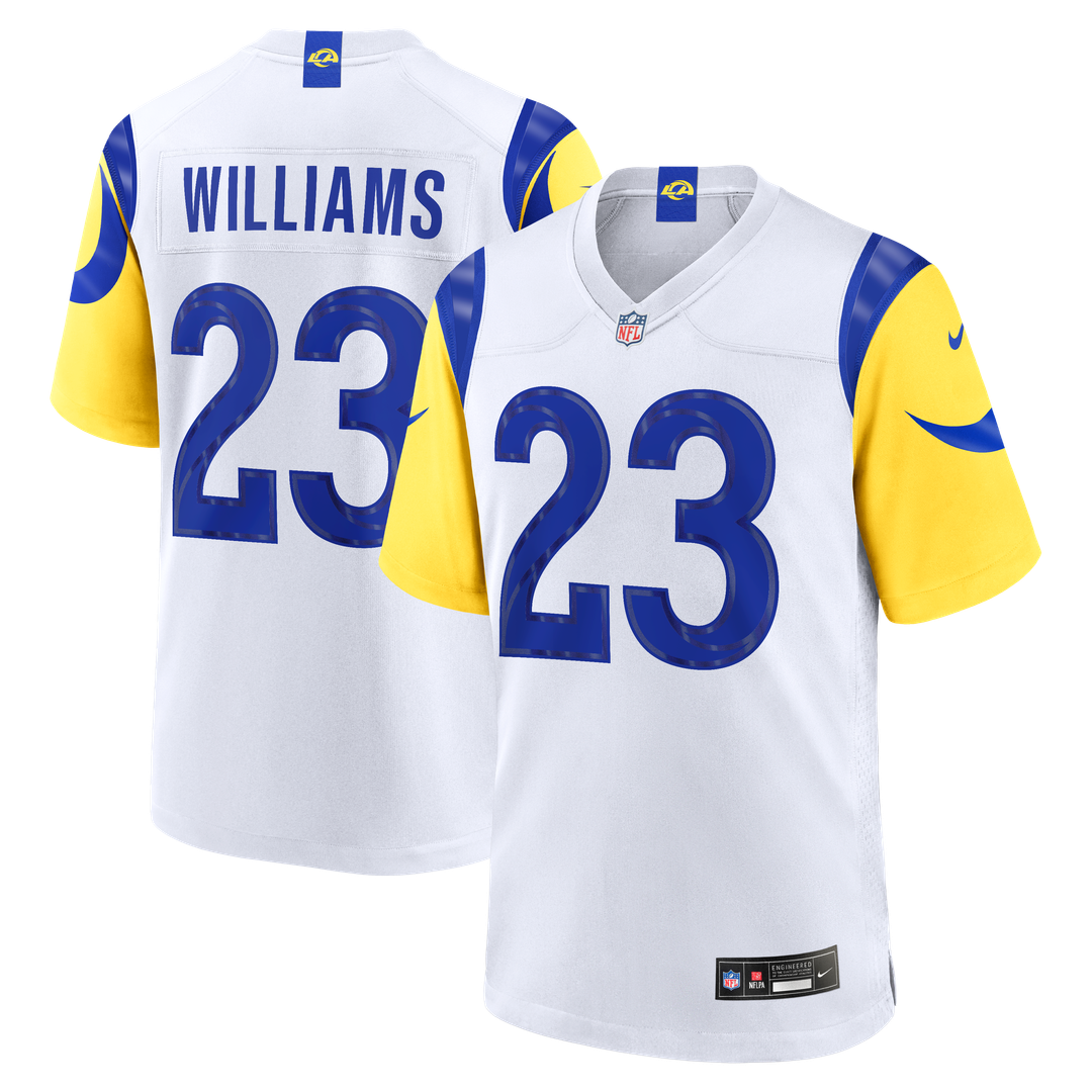 Kyren Williams Los Angeles Rams Nike White White Game Player Jersey