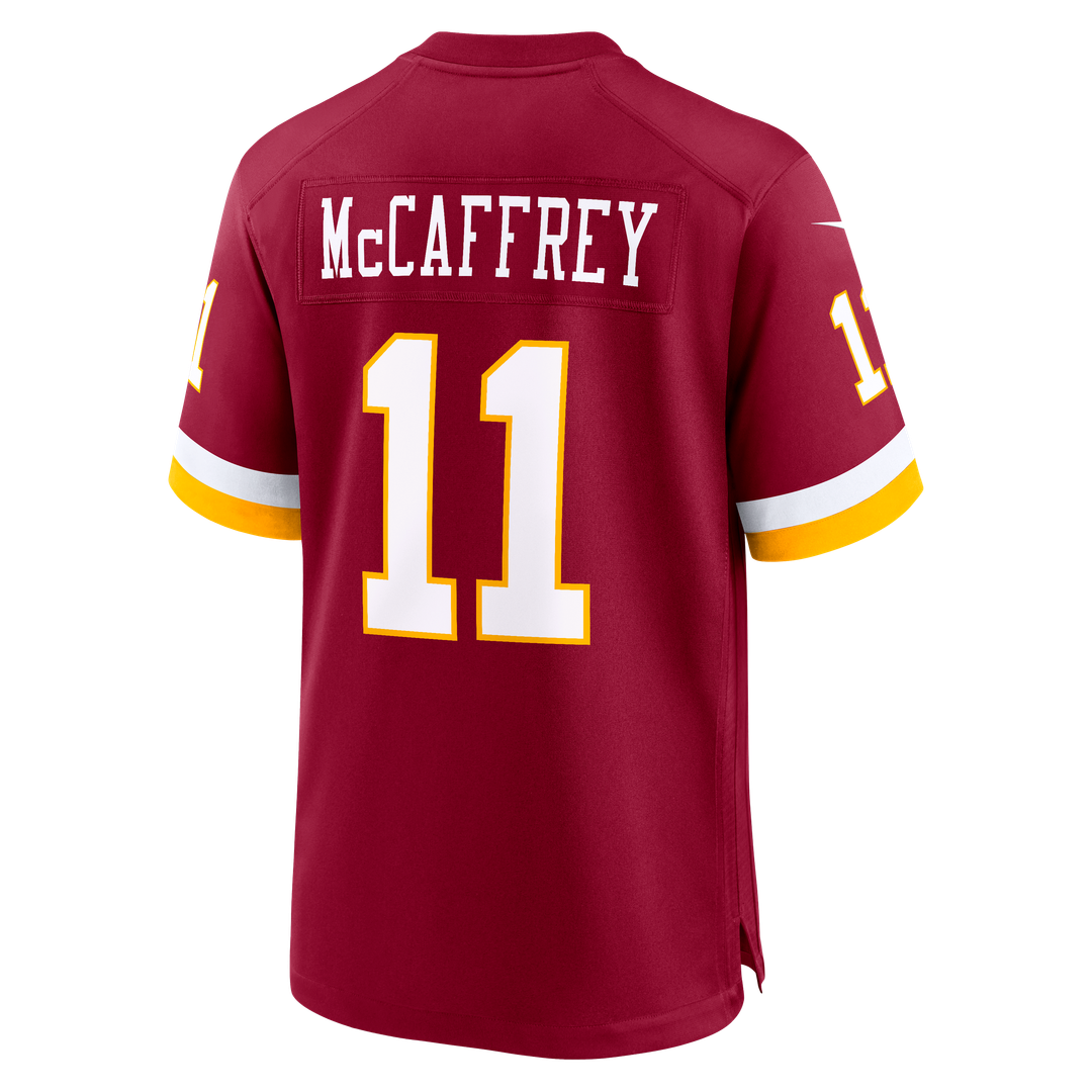 Luke McCaffrey Washington Commanders Nike Black Hail Raiser Alternate Game Jersey