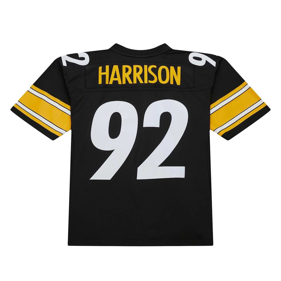 James Harrison Pittsburgh Steelers Mitchell & Ness Black Legacy Replica Jersey