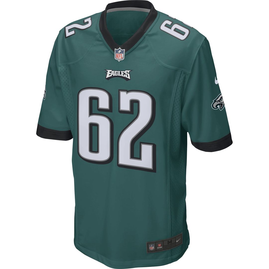 Jason Kelce Philadelphia Eagles Nike Midnight Green Game Jersey