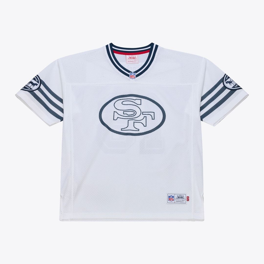 Joe Montana San Francisco 49ers Unisex Mitchell & Ness x Levi's White Legacy Jersey