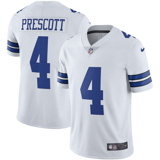Dak Prescott Dallas Cowboys Nike White Vapor Limited Player Jersey