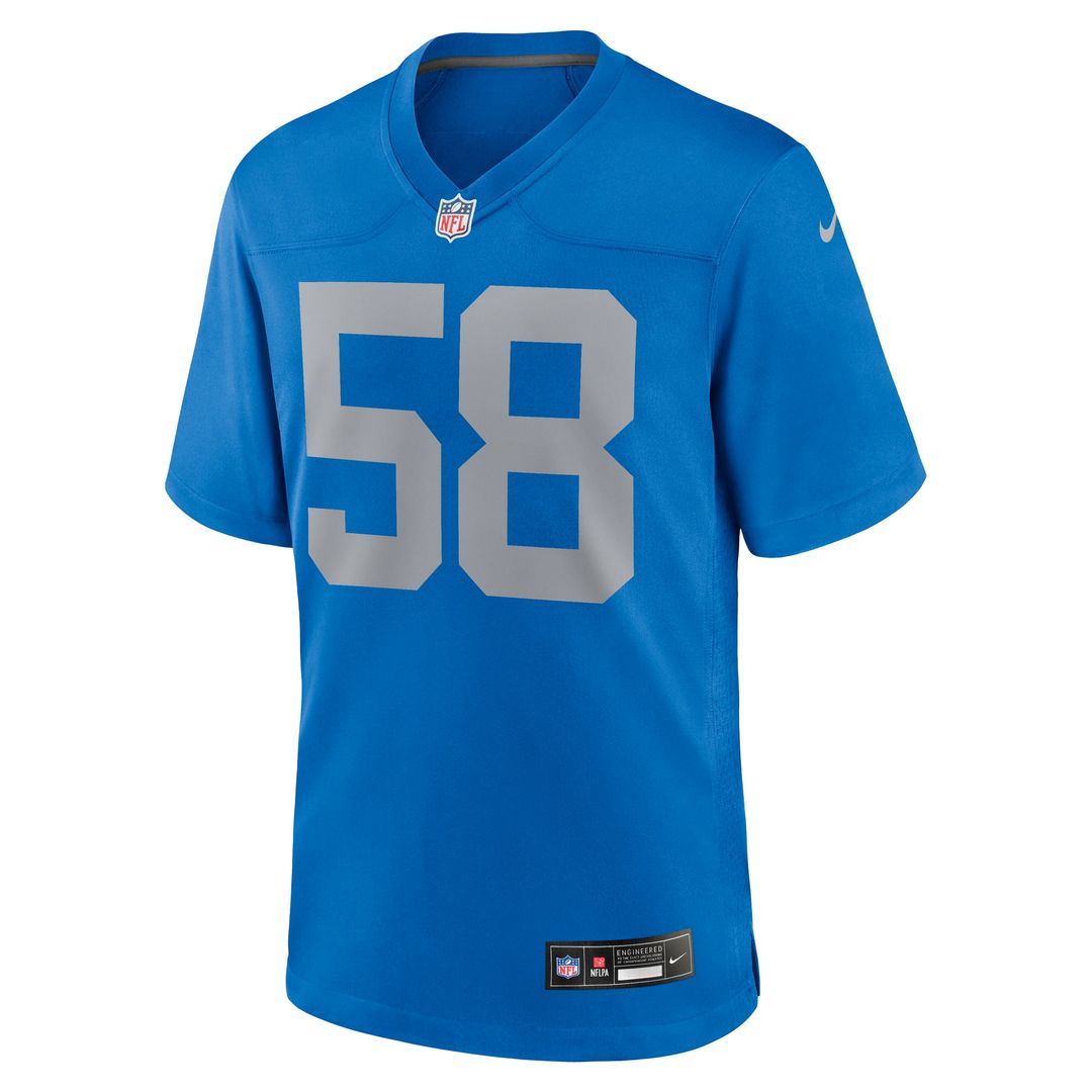 Penei Sewell Detroit Lions Nike Blue Alternate Game Jersey
