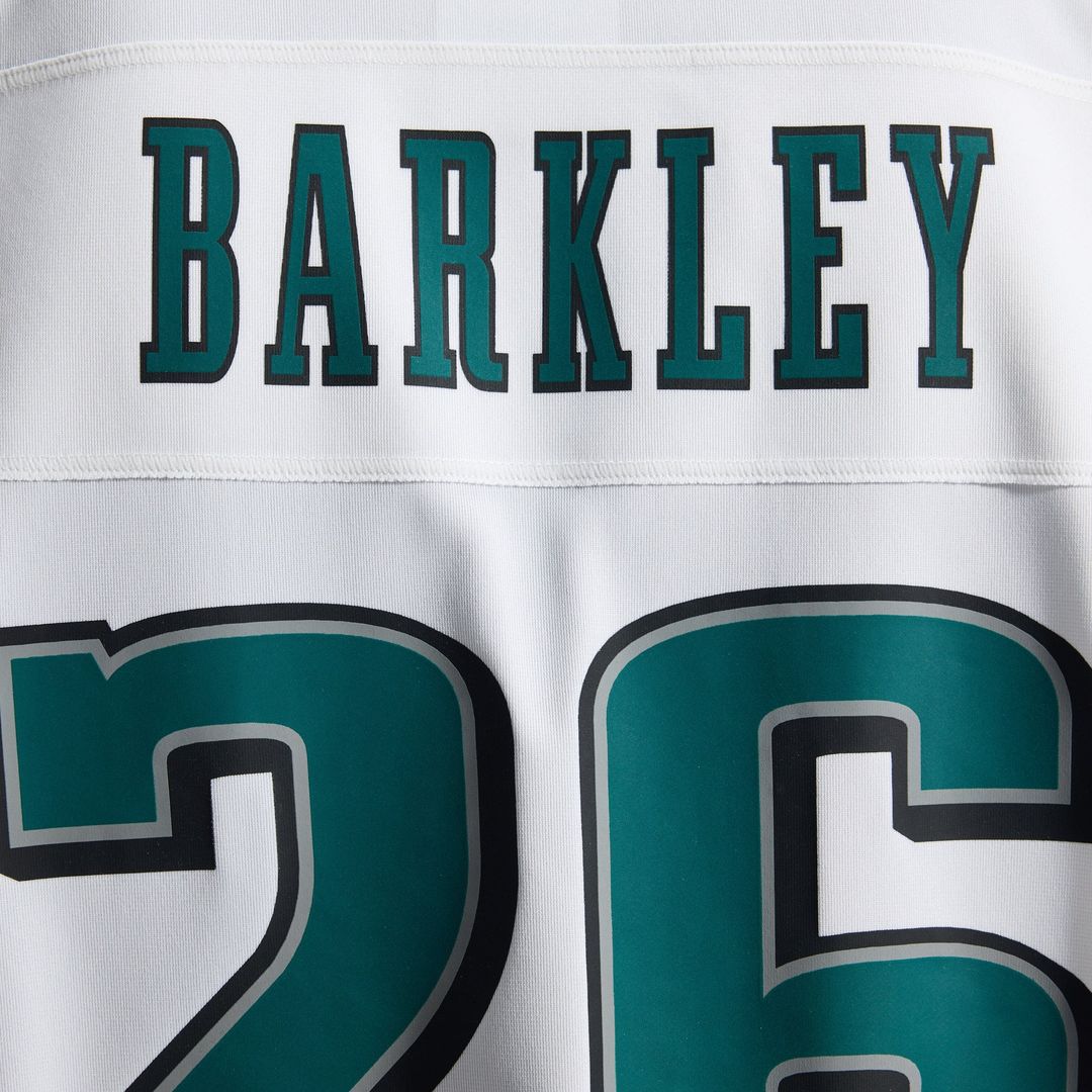 Saquon Barkley Philadelphia Eagles Nike White Game Jersey