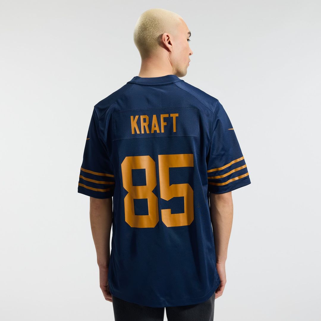 Tucker Kraft Green Bay Packers Nike Navy Alternate Game Jersey