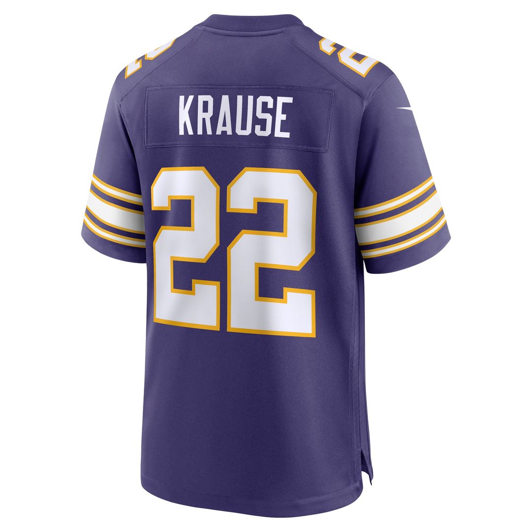 Paul Krause Minnesota Vikings Nike Purple Retired Player Alternate Game Jersey