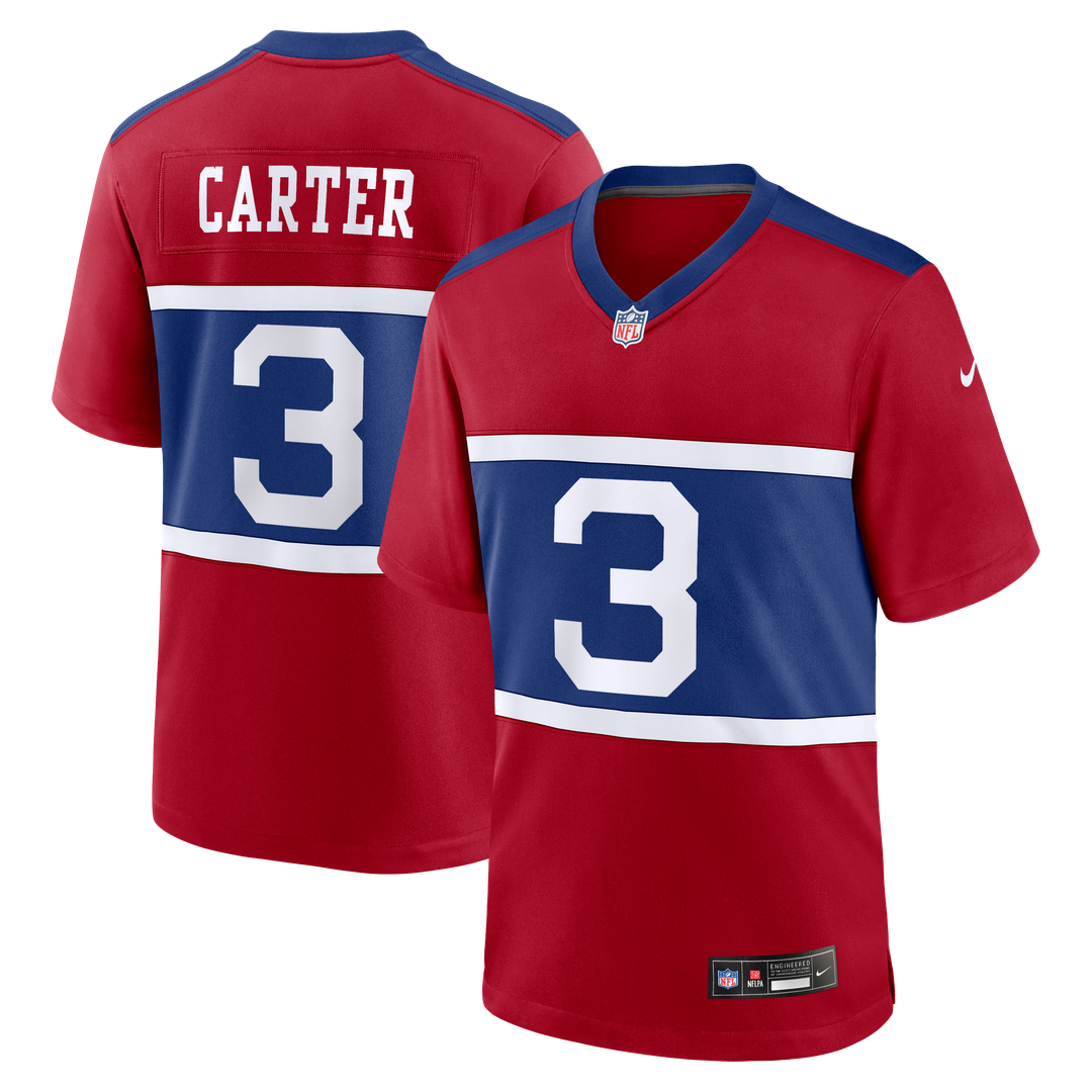 Abdul Carter New York Giants Nike White Game Jersey