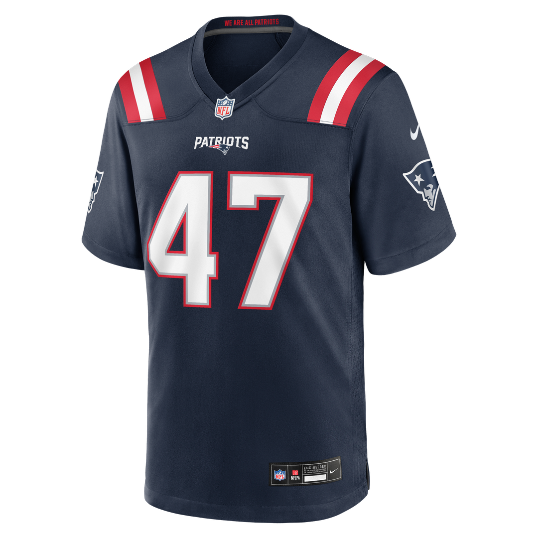 Julian Ashby New England Patriots Nike Navy Team Game Jersey
