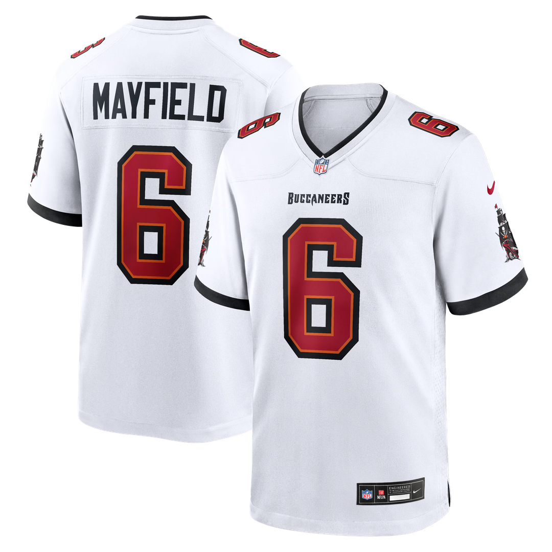 Baker Mayfield Tampa Bay Buccaneers Nike White Away Game Jersey