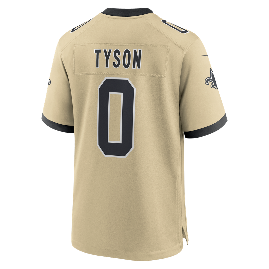 Jordyn Tyson New Orleans Saints Nike Black Team Game Jersey