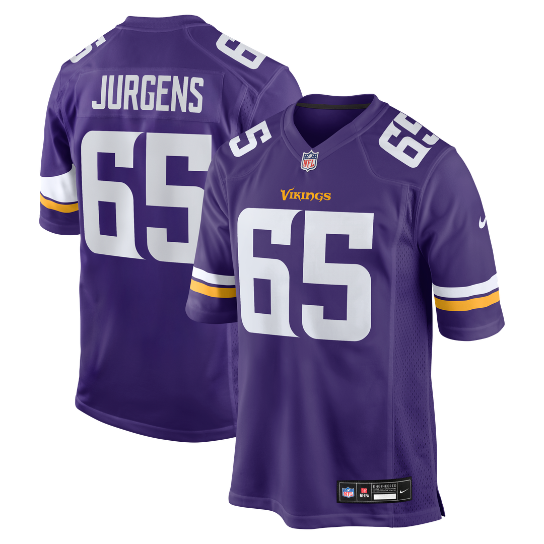 Michael Jurgens Minnesota Vikings Nike Purple Game Jersey