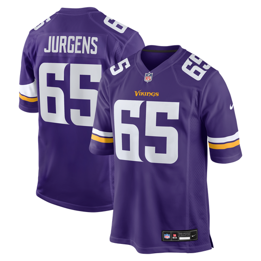 Michael Jurgens Minnesota Vikings Nike Purple Game Jersey