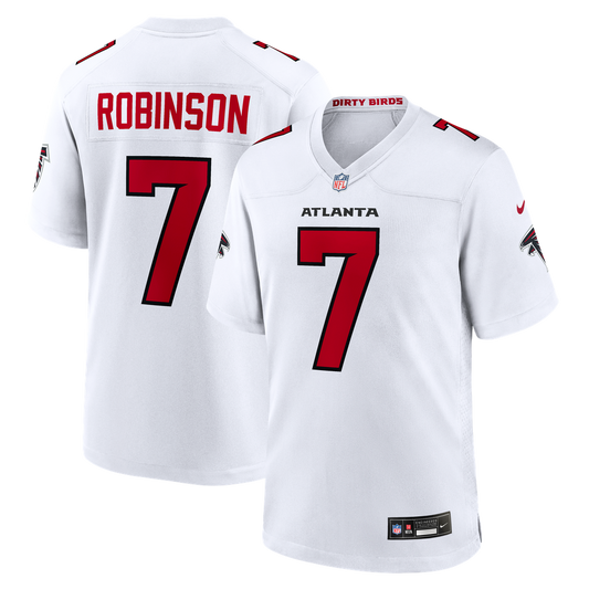 Bijan Robinson Atlanta Falcons Nike White Game Jersey