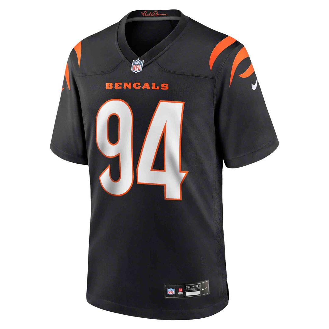 Sam Hubbard Cincinnati Bengals Nike Black Player Game Jersey