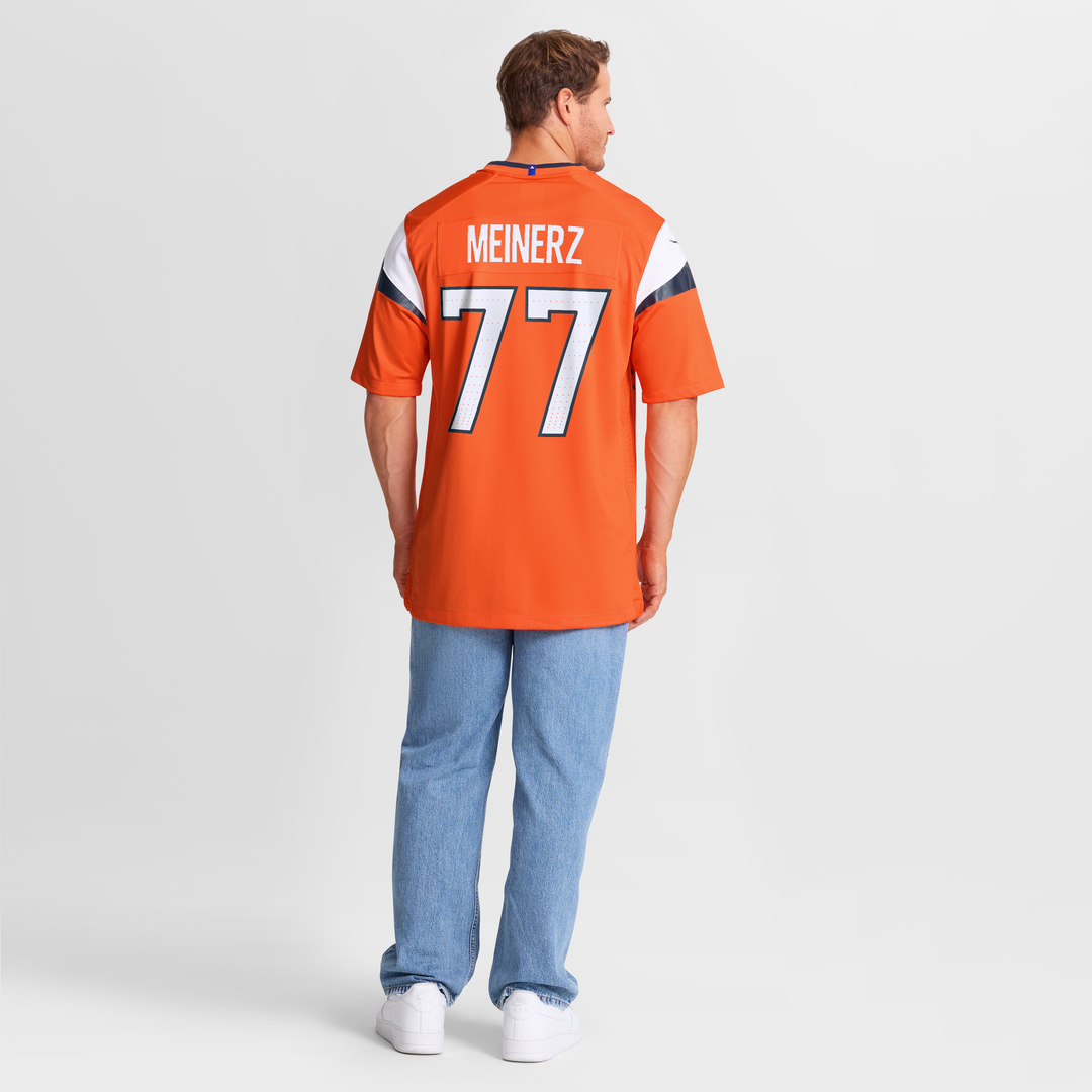Quinn Meinerz Denver Broncos Nike Orange Team Game Jersey